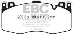 EBC Brakes - EBC Brakes DP32370C Redstuff Ceramic Low Dust Brake Pads - Image 1