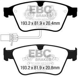 EBC Brakes - EBC Brakes DP42317R Yellowstuff Street And Track Brake Pads - Image 1