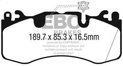 EBC Brakes - EBC Brakes DP42336R Yellowstuff Street And Track Brake Pads - Image 1