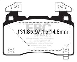 EBC Brakes - EBC Brakes S4KF1808 S4 Kits Redstuff and USR Rotor - Image 1