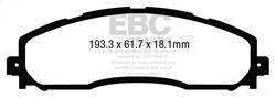 EBC Brakes - EBC Brakes S8KR1090 S8 Kits Orangestuff and GD Rotors - Image 1