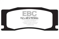 EBC Brakes - EBC Brakes DP42111R Yellowstuff Street And Track Brake Pads - Image 1