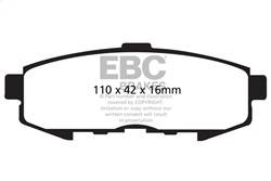 EBC Brakes - EBC Brakes UD1073 Ultimax OEM Replacement Brake Pads - Image 1