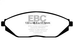 EBC Brakes - EBC Brakes DP22097 Greenstuff 2000 Series Sport Brake Pads - Image 1