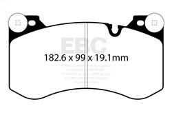 EBC Brakes - EBC Brakes DP42454R Yellowstuff Street And Track Brake Pads - Image 1