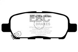 EBC Brakes - EBC Brakes UD1288 Ultimax OEM Replacement Brake Pads - Image 1