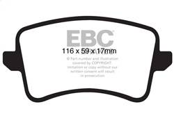 EBC Brakes - EBC Brakes UD1386 Ultimax OEM Replacement Brake Pads - Image 1