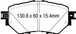 EBC Brakes - EBC Brakes UD1759 Ultimax OEM Replacement Brake Pads - Image 1