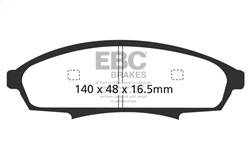 EBC Brakes - EBC Brakes DP31252C Redstuff Ceramic Low Dust Brake Pads - Image 1