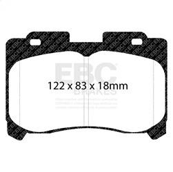 EBC Brakes - EBC Brakes DP21004 Greenstuff 2000 Series Sport Brake Pads - Image 1