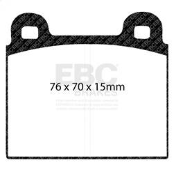 EBC Brakes - EBC Brakes DP2103 Greenstuff 2000 Series Sport Brake Pads - Image 1