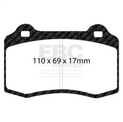 EBC Brakes - EBC Brakes DP21031 Greenstuff 2000 Series Sport Brake Pads - Image 1