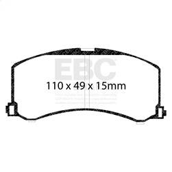 EBC Brakes - EBC Brakes DP21041 Greenstuff 2000 Series Sport Brake Pads - Image 1