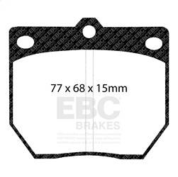 EBC Brakes - EBC Brakes DP2273 Greenstuff 2000 Series Sport Brake Pads - Image 1