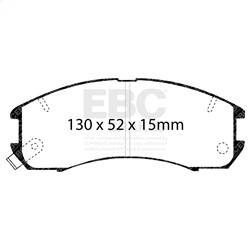 EBC Brakes - EBC Brakes DP2705 Greenstuff 2000 Series Sport Brake Pads - Image 1