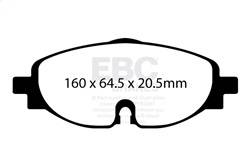 EBC Brakes - EBC Brakes DP22150 Greenstuff 2000 Series Sport Brake Pads - Image 1