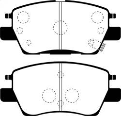 EBC Brakes - EBC Brakes DP23052 Greenstuff 2000 Series Sport Brake Pads - Image 1