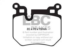 EBC Brakes - EBC Brakes DP51996NDX Bluestuff NDX Full Race Brake Pads - Image 1