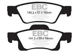 EBC Brakes - EBC Brakes DP61872 6000 Series Greenstuff Truck/SUV Brakes Disc Pads - Image 1