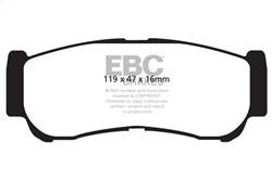 EBC Brakes - EBC Brakes DP61982 6000 Series Greenstuff Truck/SUV Brakes Disc Pads - Image 1