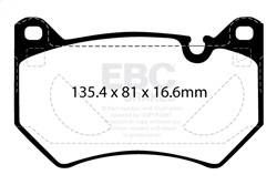 EBC Brakes - EBC Brakes DP42436R Yellowstuff Street And Track Brake Pads - Image 1