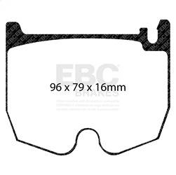 EBC Brakes - EBC Brakes DP41486R Yellowstuff Street And Track Brake Pads - Image 1