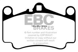 EBC Brakes - EBC Brakes DP41515R Yellowstuff Street And Track Brake Pads - Image 1