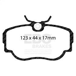 EBC Brakes - EBC Brakes DP4779R Yellowstuff Street And Track Brake Pads - Image 1