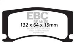 EBC Brakes - EBC Brakes DP42112R Yellowstuff Street And Track Brake Pads - Image 1