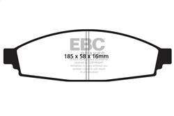 EBC Brakes - EBC Brakes DP41675R Yellowstuff Street And Track Brake Pads - Image 1