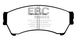 EBC Brakes - EBC Brakes DP41765/2R Yellowstuff Street And Track Brake Pads - Image 1