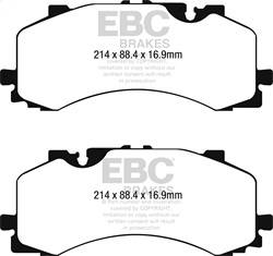 EBC Brakes - EBC Brakes DP42279R Yellowstuff Street And Track Brake Pads - Image 1