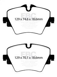 EBC Brakes - EBC Brakes UD1892 Ultimax OEM Replacement Brake Pads - Image 1