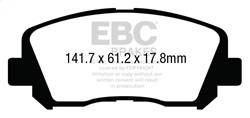 EBC Brakes - EBC Brakes UD1640 Ultimax OEM Replacement Brake Pads - Image 1