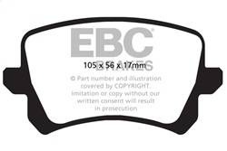 EBC Brakes - EBC Brakes DP32004C Redstuff Ceramic Low Dust Brake Pads - Image 1