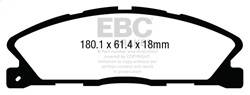 EBC Brakes - EBC Brakes DP33019C Redstuff Ceramic Low Dust Brake Pads - Image 1