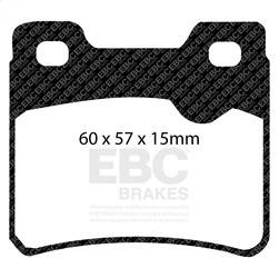 EBC Brakes - EBC Brakes DP3761C Redstuff Ceramic Low Dust Brake Pads - Image 1