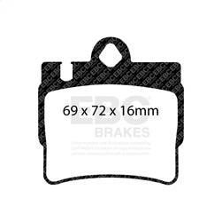 EBC Brakes - EBC Brakes DP21364 Greenstuff 2000 Series Sport Brake Pads - Image 1