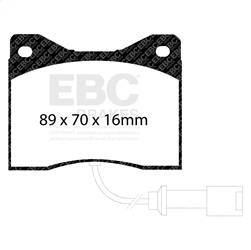 EBC Brakes - EBC Brakes DP2753 Greenstuff 2000 Series Sport Brake Pads - Image 1