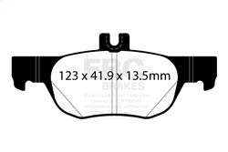 EBC Brakes - EBC Brakes DP22413 Greenstuff 2000 Series Sport Brake Pads - Image 1