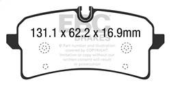 EBC Brakes - EBC Brakes DP52204NDX Bluestuff NDX Full Race Brake Pads - Image 1