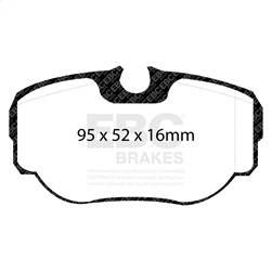 EBC Brakes - EBC Brakes DP61038 6000 Series Greenstuff Truck/SUV Brakes Disc Pads - Image 1