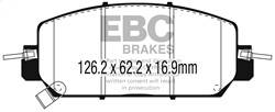 EBC Brakes - EBC Brakes DP63084 6000 Series Greenstuff Truck/SUV Brakes Disc Pads - Image 1