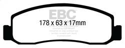 EBC Brakes - EBC Brakes DP61898 6000 Series Greenstuff Truck/SUV Brakes Disc Pads - Image 1