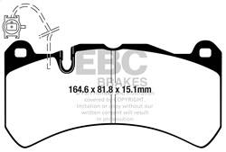 EBC Brakes - EBC Brakes DP42355R Yellowstuff Street And Track Brake Pads - Image 1