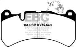 EBC Brakes - EBC Brakes DP42354R Yellowstuff Street And Track Brake Pads - Image 1