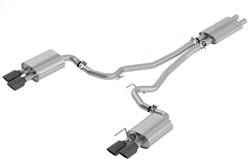 Borla - Borla 1014045BC Touring Cat-Back Exhaust System - Image 1