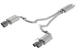 Borla - Borla 1014045CF Touring Cat-Back Exhaust System - Image 1