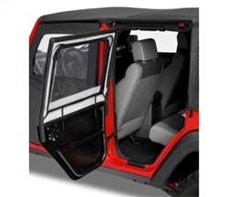 Bestop - Bestop 51806-17 HighRock 4x4 Element Upper Fabric Half Doors - Image 1