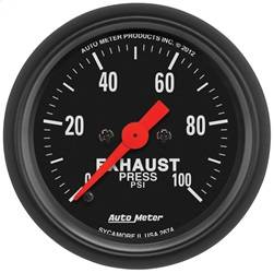 AutoMeter - AutoMeter 2674 Z-Series Exhaust Pressure Gauge - Image 1